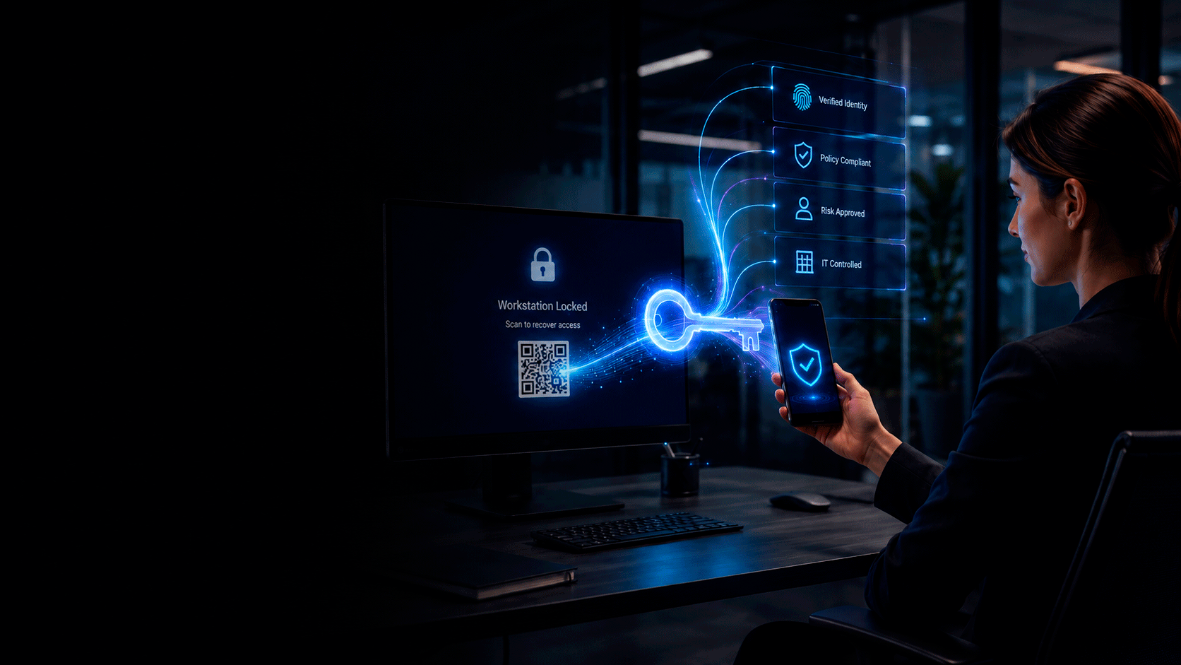 Digital identity protected with Mitra Password